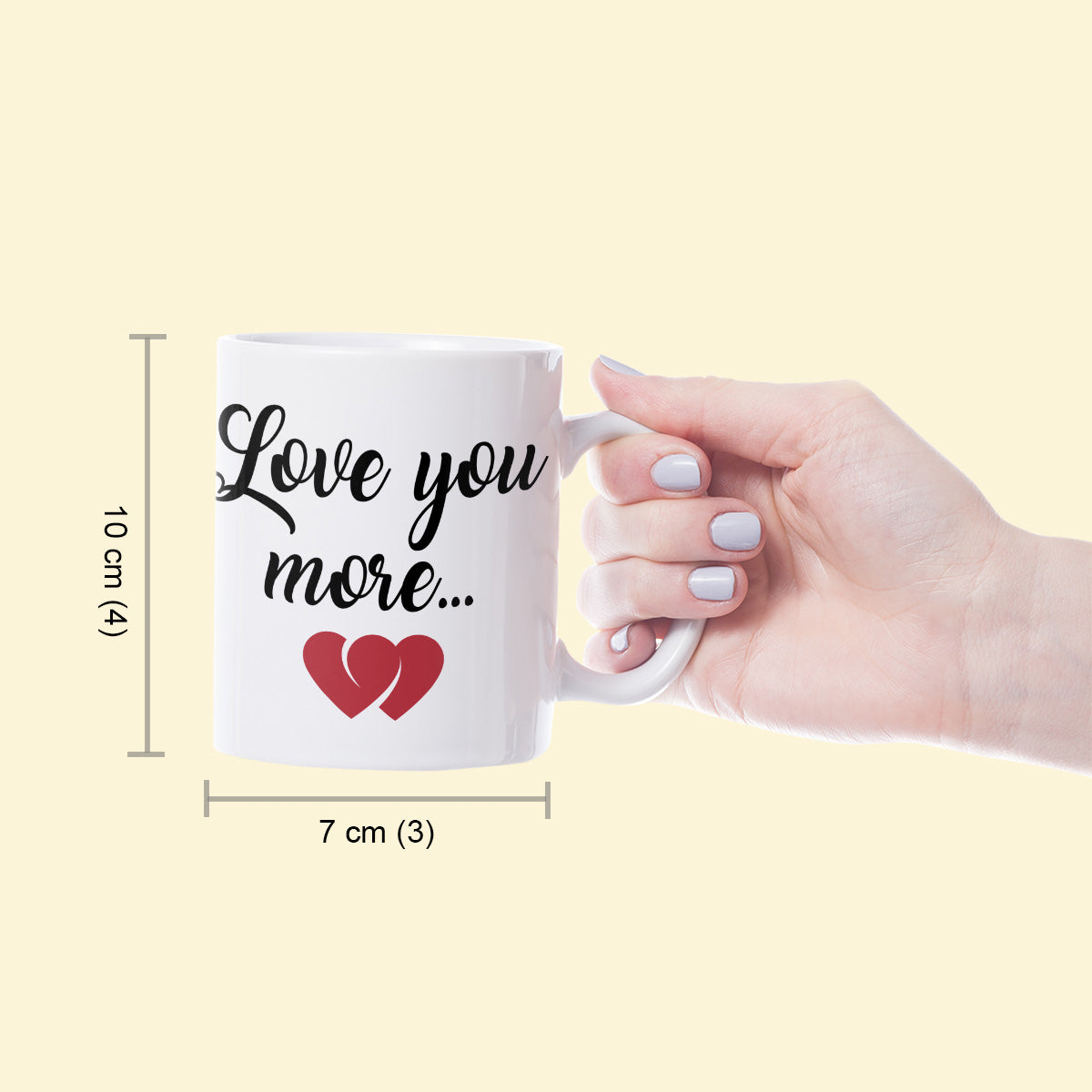 Love You More Couple Coffee Mug For Valentine's Day