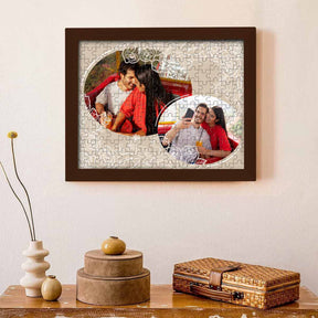 Personalized Love Story Jigsaw Puzzle Gift For Couple