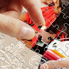 Personalized Love Story Jigsaw Puzzle Gift For Couple