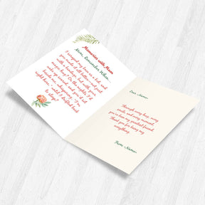 Customized Mom My Forever Friend Greeting Card For Mother's Day