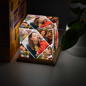 Customized Photo Gallery Cube Lamp Gift For Mother's Day