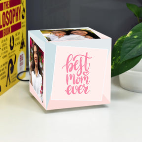 Customized Best Mom Ever Photo Cube Lamp For Mother's Day