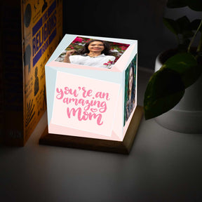 Customized Best Mom Ever Photo Cube Lamp For Mother's Day