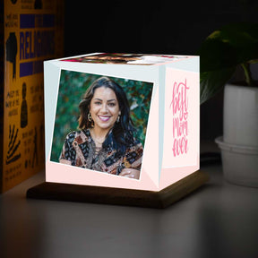 Customized Best Mom Ever Photo Cube Lamp For Mother's Day