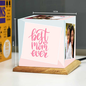Customized Best Mom Ever Photo Cube Lamp For Mother's Day