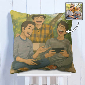 Personalized Anime Ghibli Friendship Cushion Gift For Best Friends