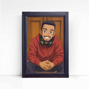 Personalized Anime Ghibli Image Poster Frame Gift for Men