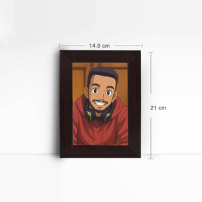 Personalized Anime Ghibli Image Poster Frame Gift for Men