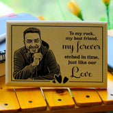 Customized My Forever Friend Engraved Wooden Photo Frame Gift for Best Friend