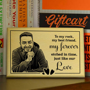 Customized My Forever Friend Engraved Wooden Photo Frame Gift for Best Friend