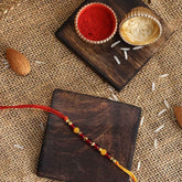 Traditional Rakhi with Roli Chawal Set