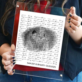 Our Song – Personalised Our Lyrics Frame