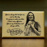 Customized Always The Best Engraved Wooden Photo Frame Gift For Valentine's Day