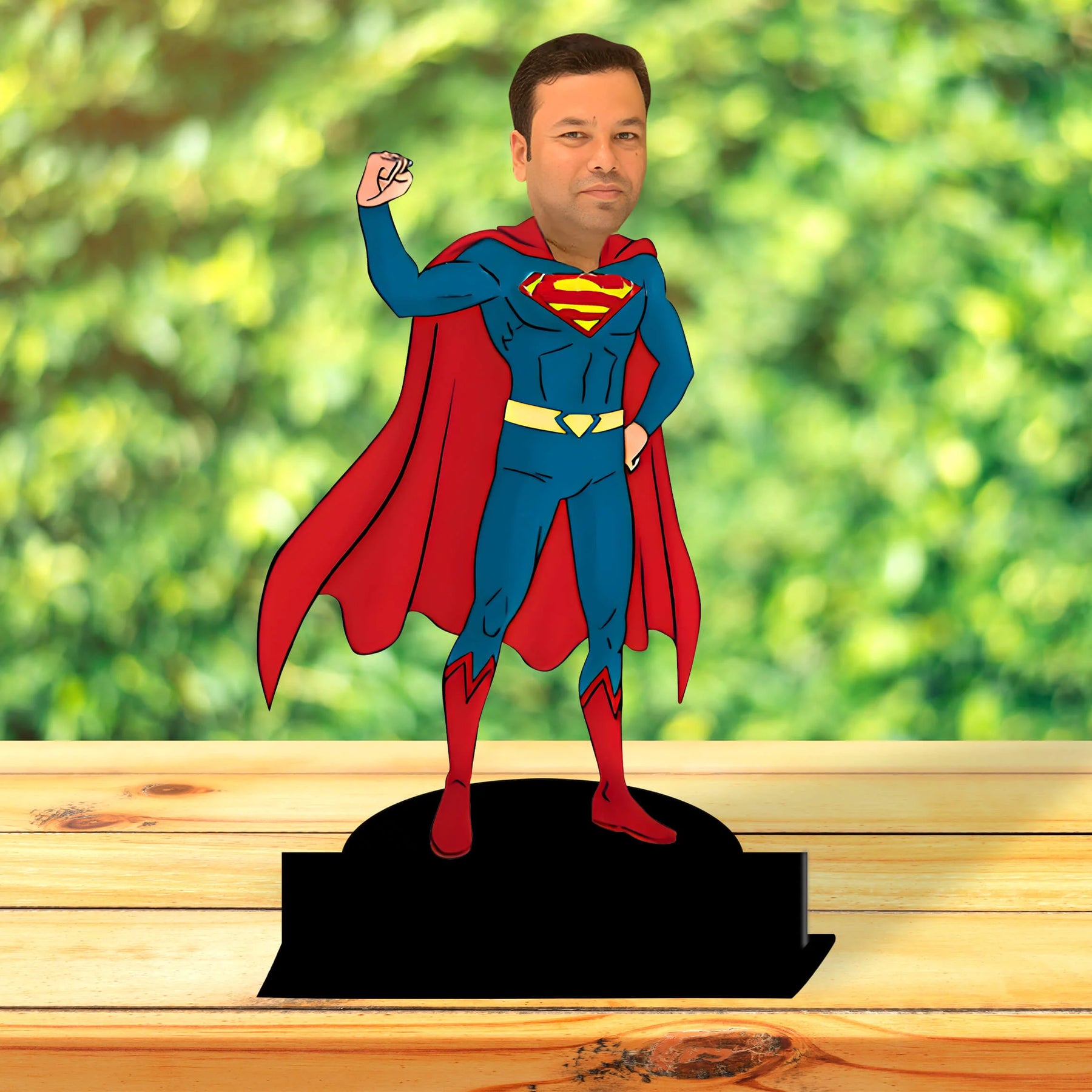 Customize Super Heroes Caricature Gift For Dad Or Father Birthday