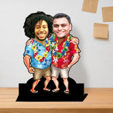 Personalised Best Friends Caricature Gift