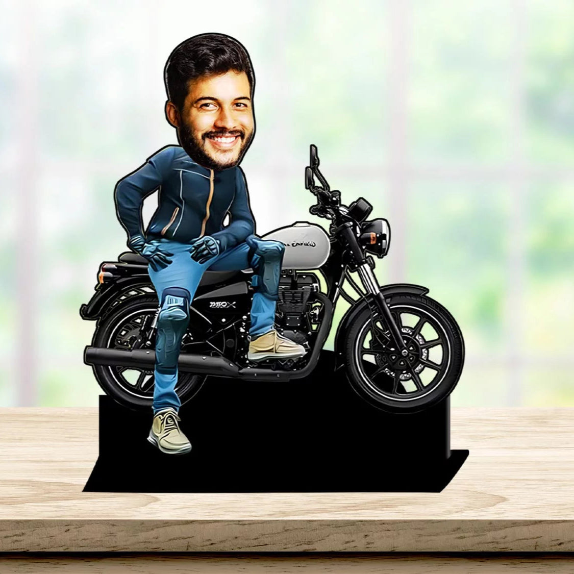 Personalised Bike Caricature Gift for Bike Lovers