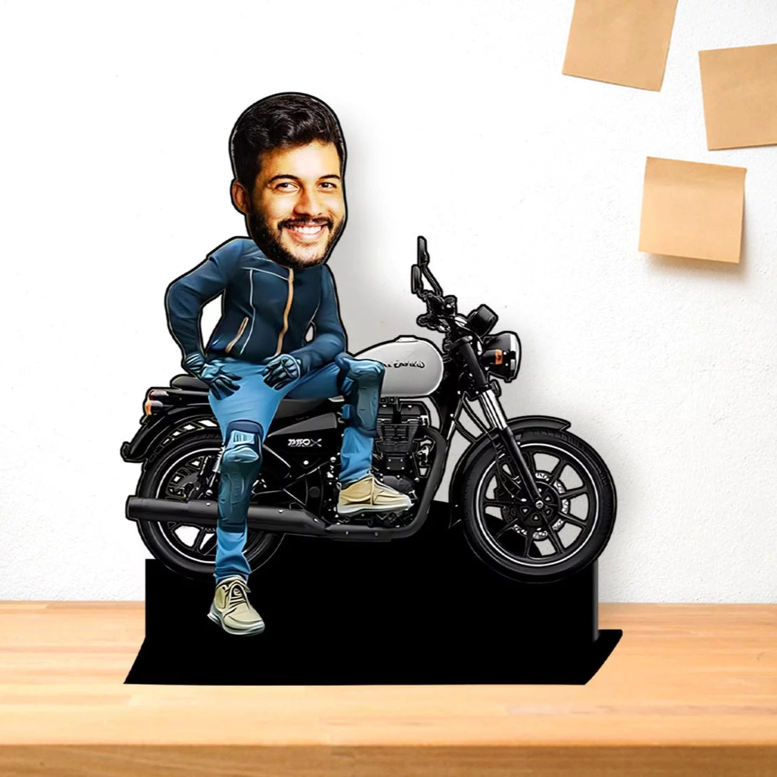 Personalised Bike Caricature Gift for Bike Lovers