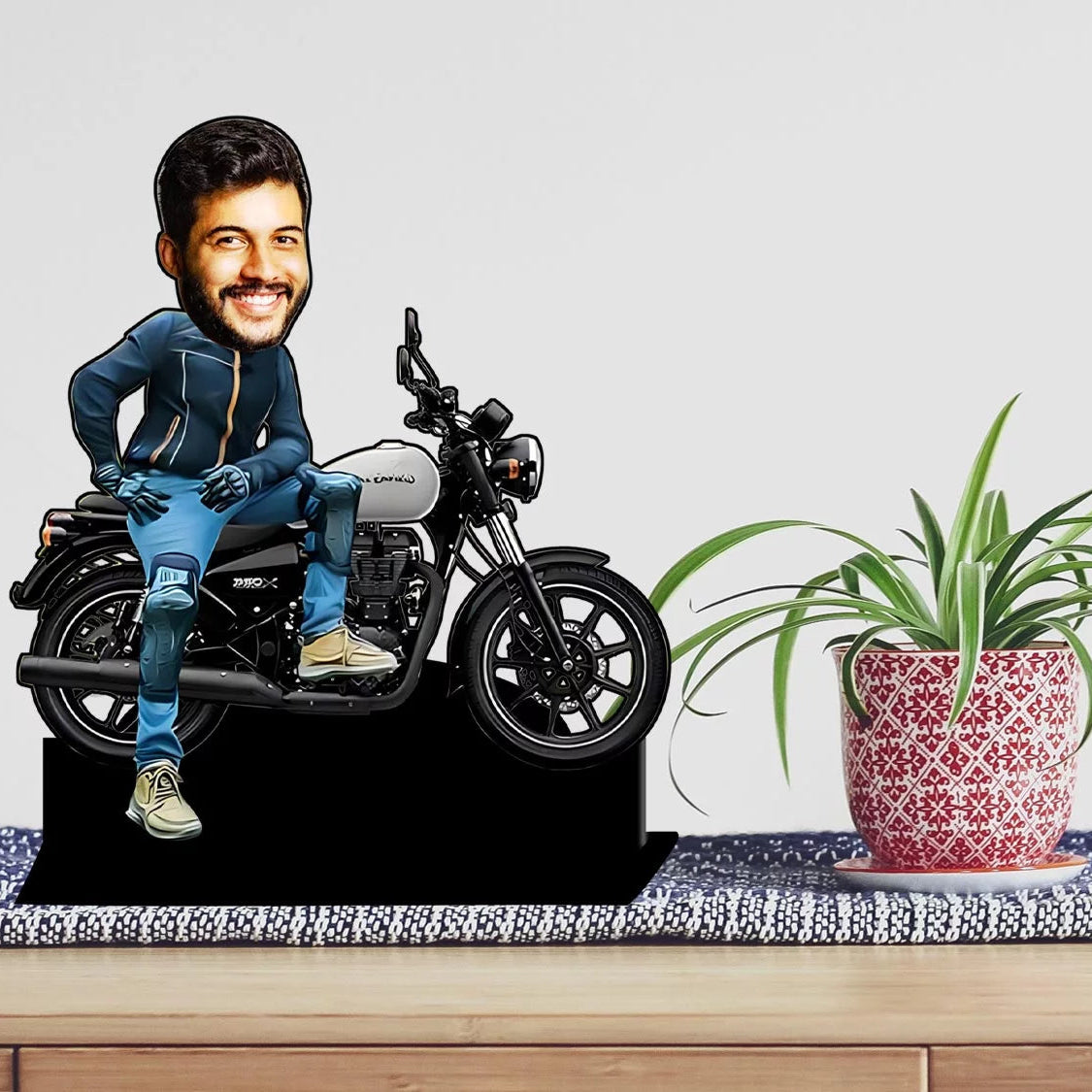 Personalised Bike Caricature Gift for Bike Lovers