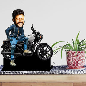 Personalised Bike Caricature Gift for Bike Lovers