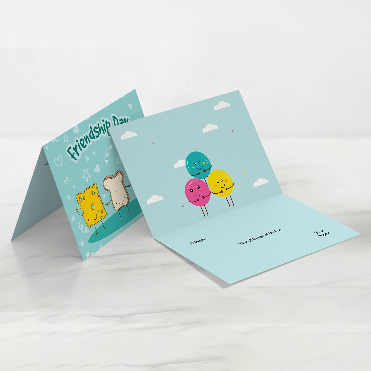 Personalised Friendship Gang Greeting Card