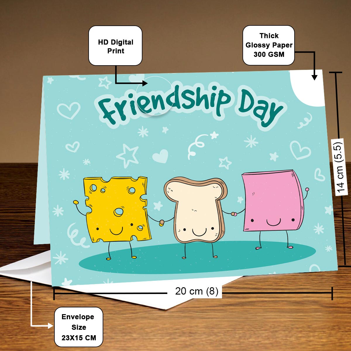 Personalised Friendship Gang Greeting Card