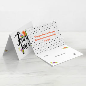 Personalised Friends Forever Greeting Card