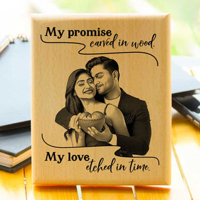 My Promise – Personalized Wooden Engraved Plaque