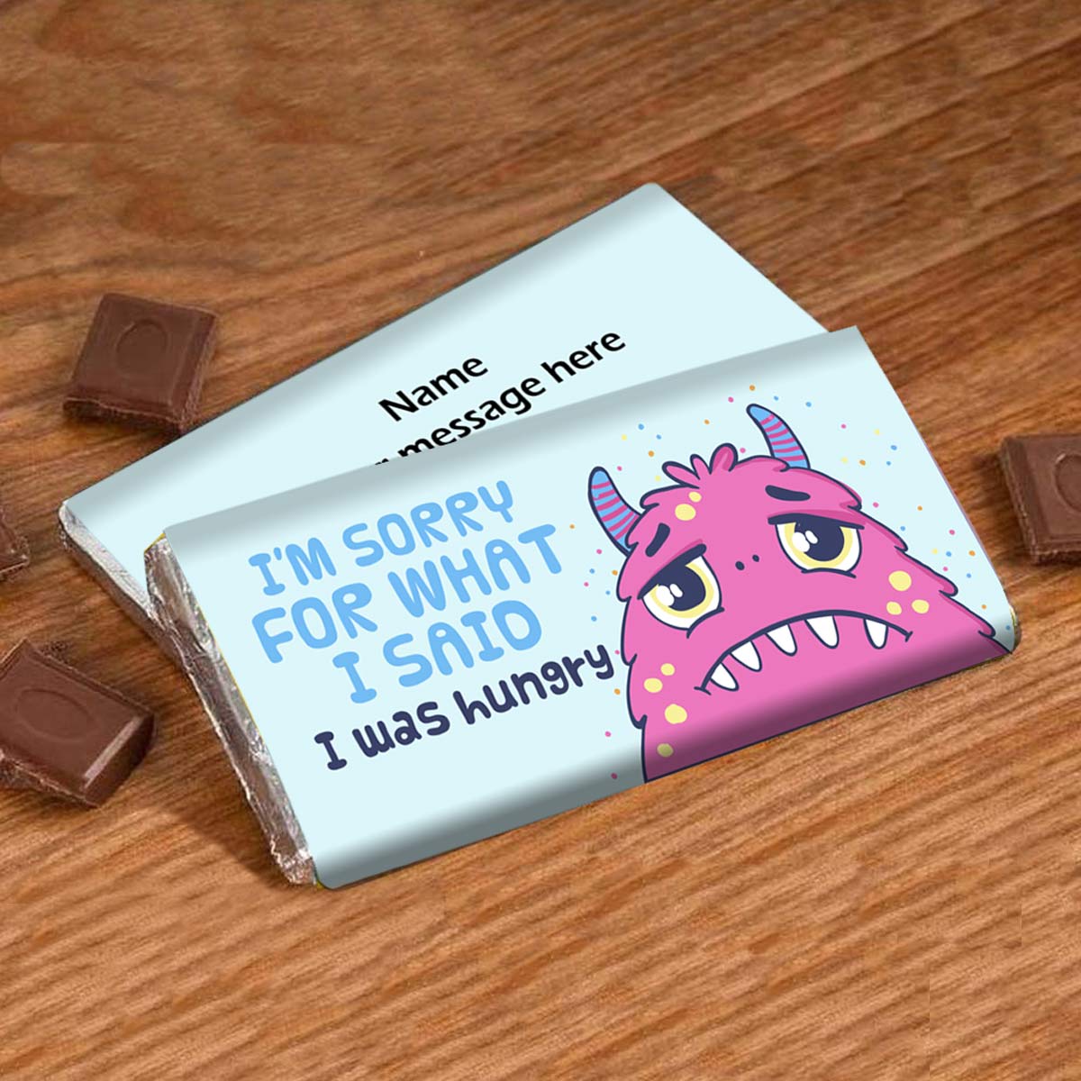 I Am Sorry For What I Said Personalised Choco Bar