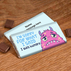 I Am Sorry For What I Said Personalised Choco Bar