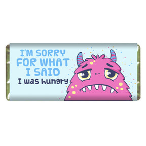 I Am Sorry For What I Said Personalised Choco Bar