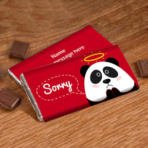 Sorry Personalised Choco Bar