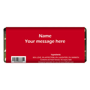 Sorry Personalised Choco Bar