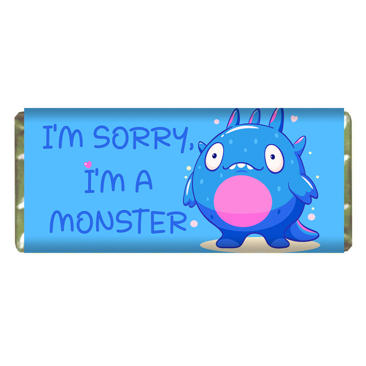 I Am Sorry I Am A Monster Personalised Choco Bar