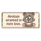 Apology Wrapped In Pure Love Personalised Choco Bar