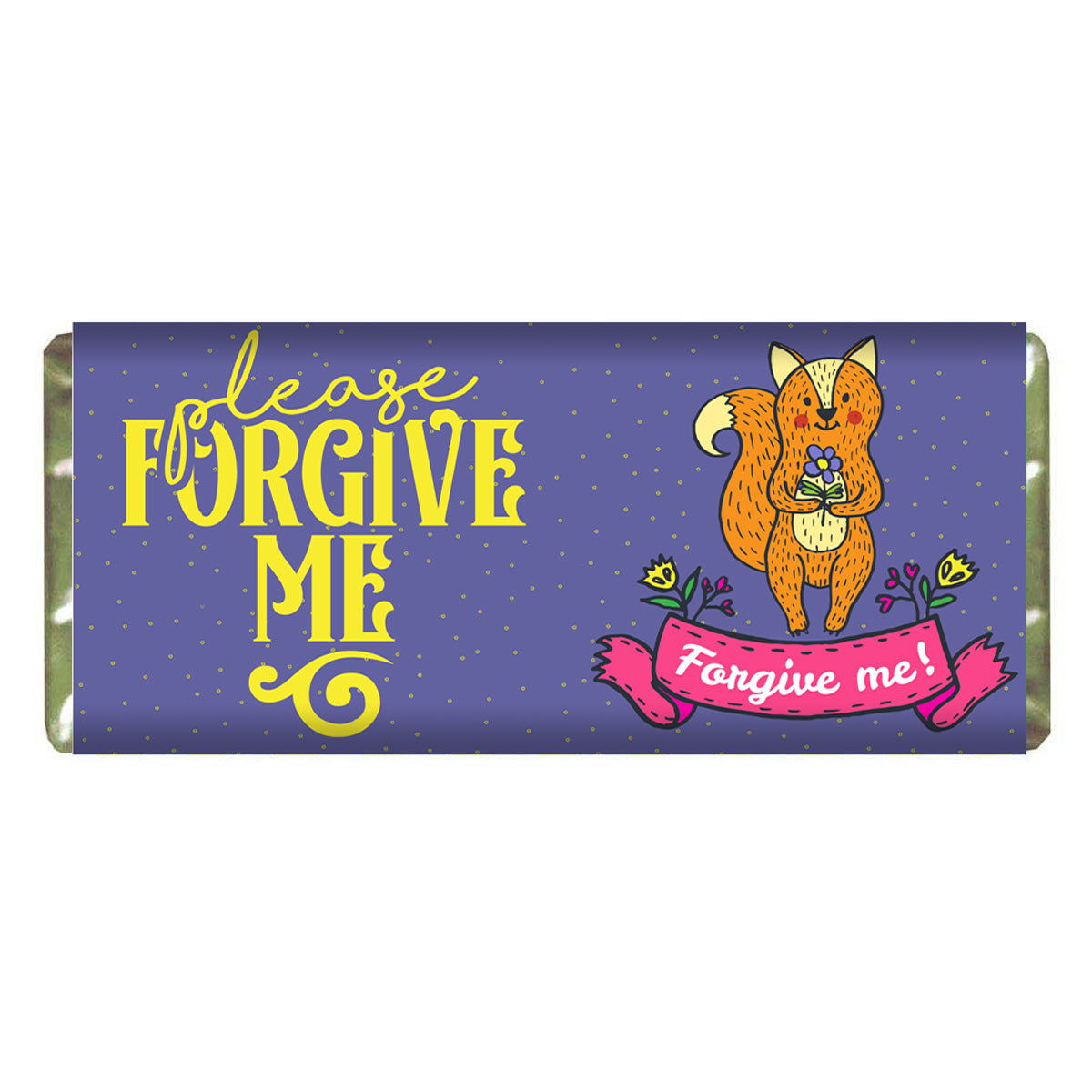 Please Forgive Me Personalised Choco Bar