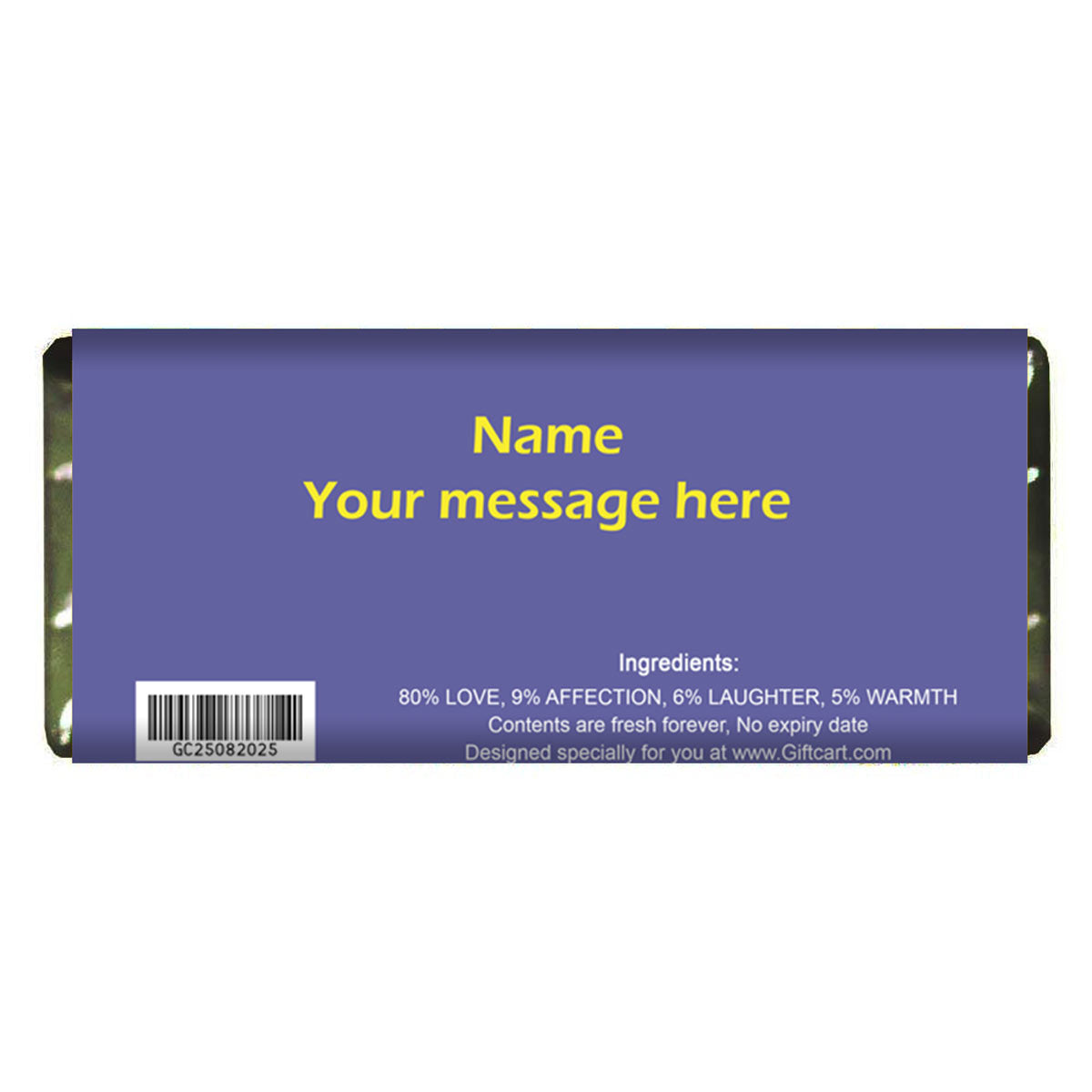 Please Forgive Me Personalised Choco Bar
