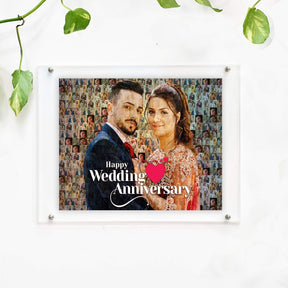 Mosaic Photo Frame Anniversary Gift
