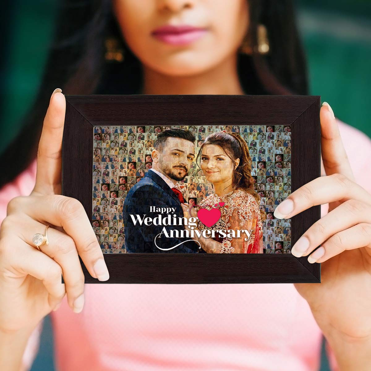 Mosaic Photo Frame Anniversary Gift