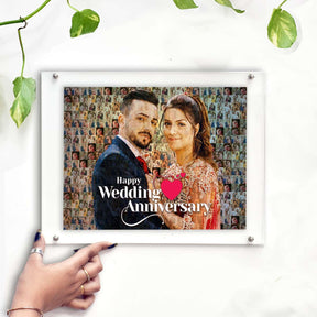 Mosaic Photo Frame Anniversary Gift