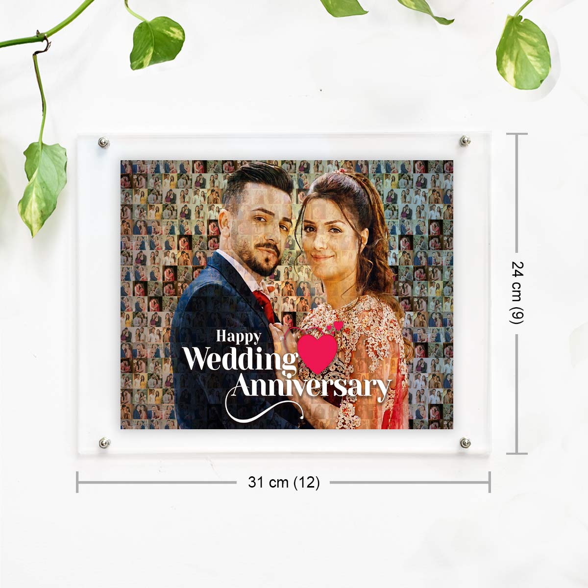 Mosaic Photo Frame Anniversary Gift