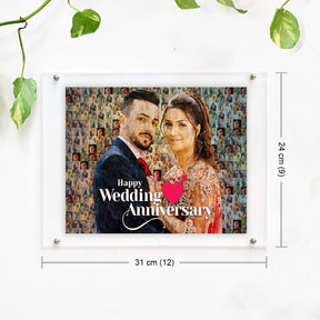 Mosaic Photo Frame Anniversary Gift