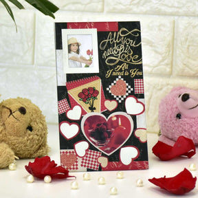 All You Need Glass Keepsake Photo Frame