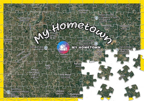 Customized My Hometown Map Jigsaw Puzzle Gift_5