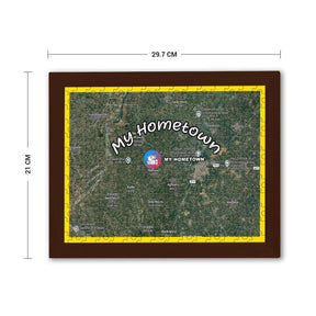 Customized My Hometown Map Jigsaw Puzzle Gift_3