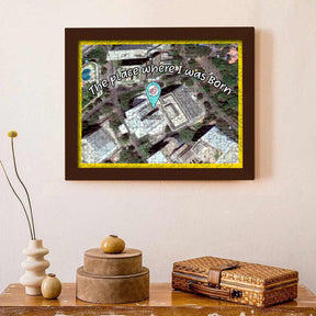Personalized The Place Where I Was Born Map Jigsaw Puzzle Gift
