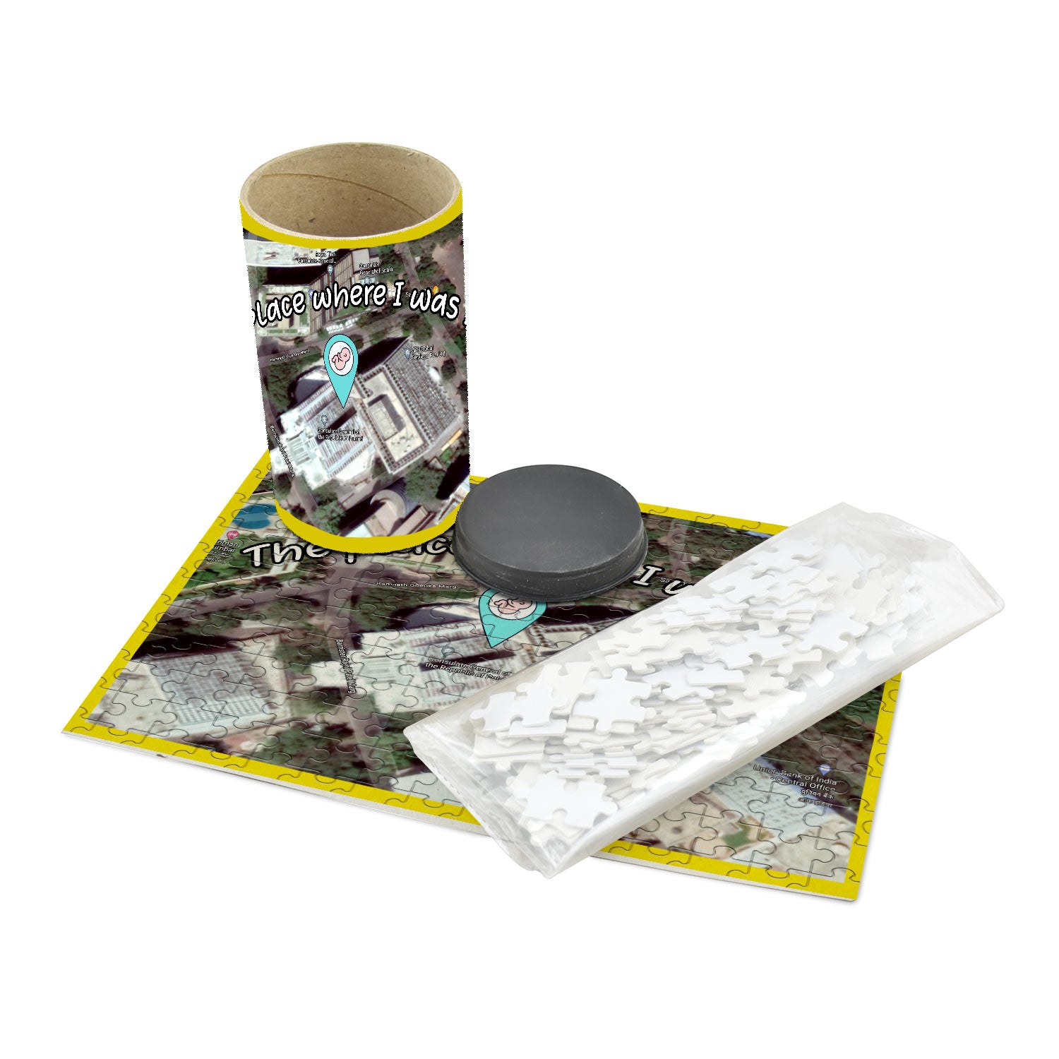 Personalized The Place Where I Was Born Map Jigsaw Puzzle Gift_4