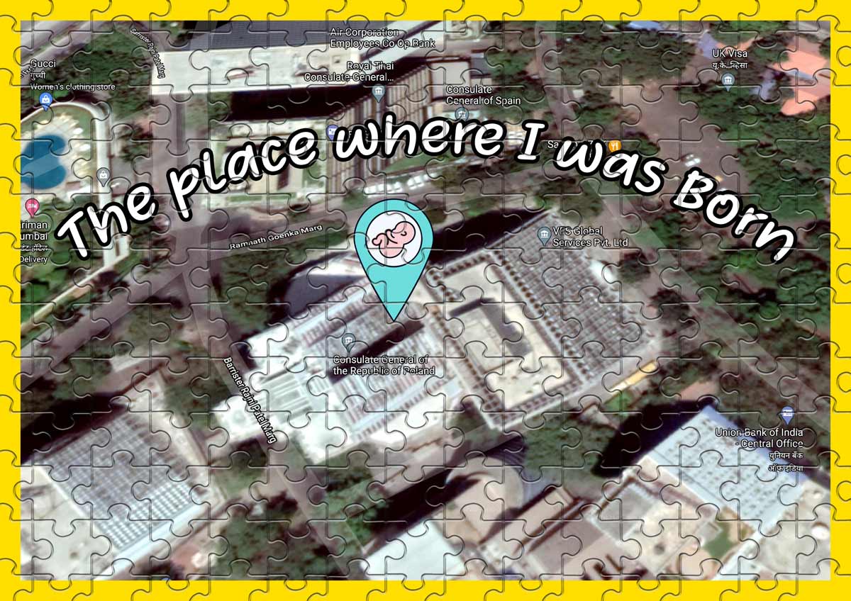 Personalized The Place Where I Was Born Map Jigsaw Puzzle Gift_6