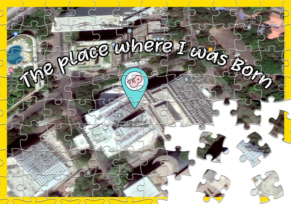 Personalized The Place Where I Was Born Map Jigsaw Puzzle Gift_5