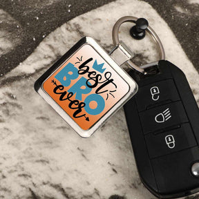 Best Bro Ever Metal Keychain