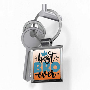 Best Bro Ever Metal Keychain